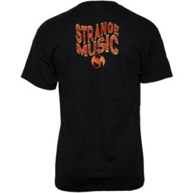 Strange Music - Black Classic Gold T-Shirt