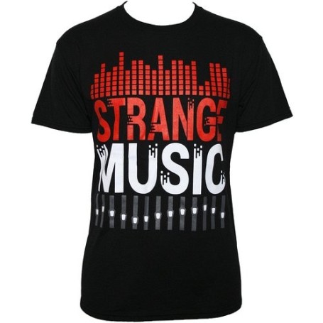 Strange Music - Black Soundbar T-Shirt