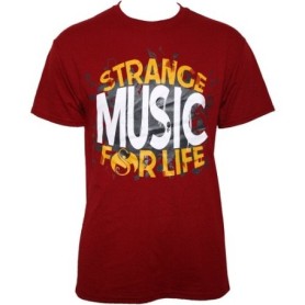 Strange Music - Cardinal Music Notes T-Shirt