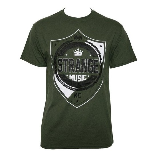 Strange Music - Military Green Call To Arms T-Shirt