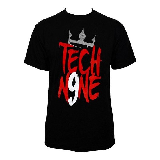 Tech N9ne - Black Crown The King T-Shirt