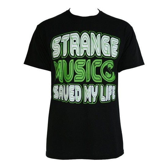 Strange Music - Black Groovy T-Shirt