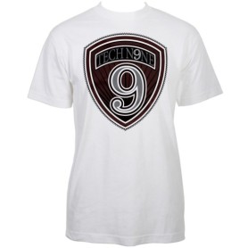 Tech N9ne - White Battle Badge T-Shirt