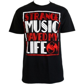 Strange Music - Black Saved T-Shirt