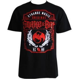 Strange Music - Black Snake &amp; Bat T-Shirt