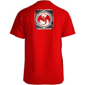 Strange Music - Red Vintage Label T-Shirt