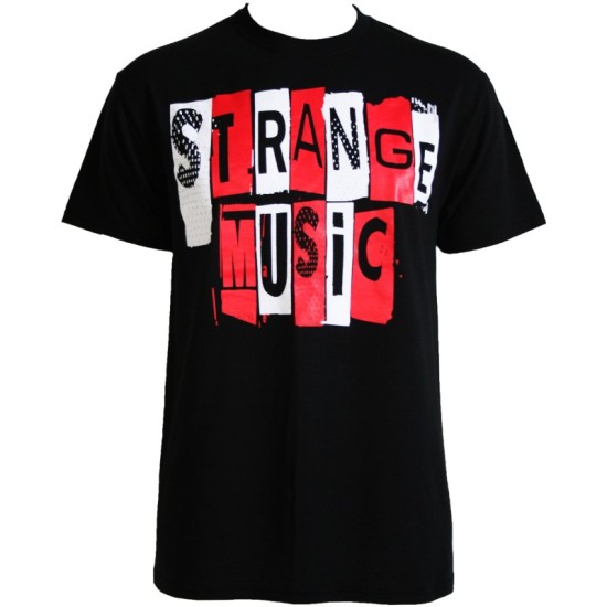 Strange Music - Black Brain Clutter T-Shirt