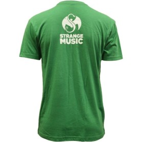 Strange Music - Kelly Green Logo Luxury Blend T-Shirt