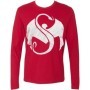 Strange Music - Red Logo Premium Long Sleeve T-Shirt