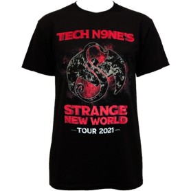 Tech N9ne - Black Strange New World Tour T-Shirt