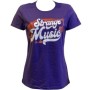 Strange Music - Purple Groovy Ladies T-Shirt