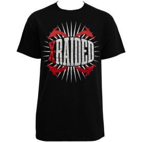 X Raided - Black Blowing Up T-Shirt