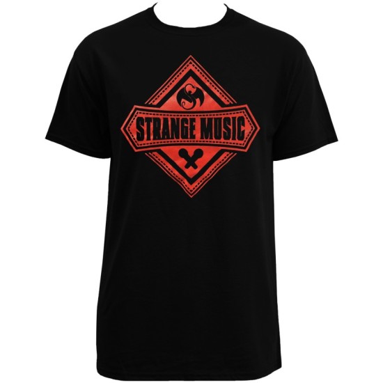 Strange Music - Black Pass the Mic T-Shirt