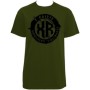 X-Raided - Military Green CA Circle T-Shirt