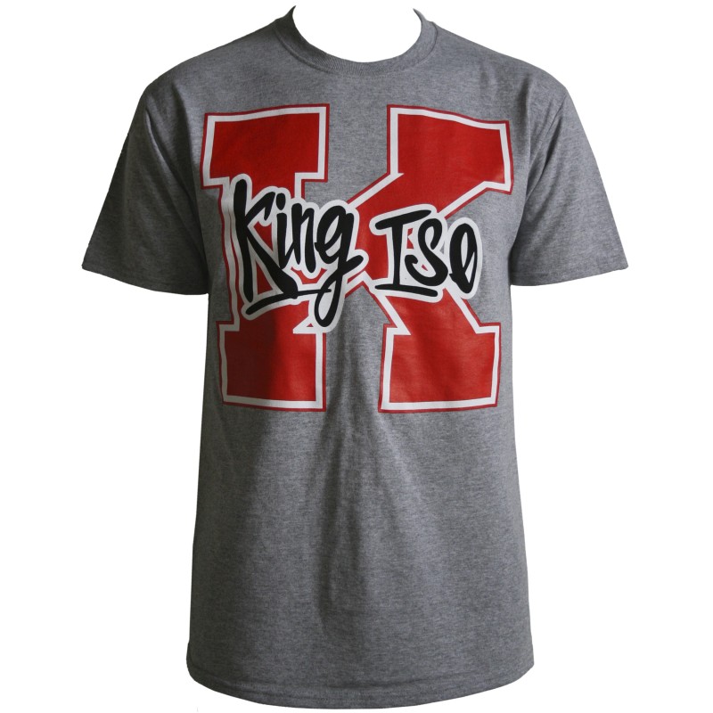 King Iso - Heather Gray Collegiate Tultex Brand T-Shirt