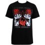 Strange Music - Black Twin Skulls Tultex Brand T-Shirt