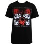 Strange Music - Black Twin Skulls Tultex Brand T-Shirt