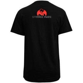 Strange Music - Black Twin Skulls Tultex Brand T-Shirt