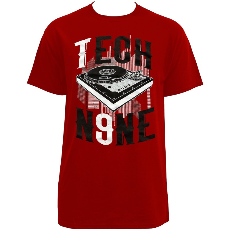 Tech N9ne - Red Old School Tultex Brand T-Shirt