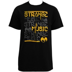 Strange Music - Black Repeat T-Shirt