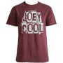 Joey Cool - Heather Maroon Notepad T-Shirt