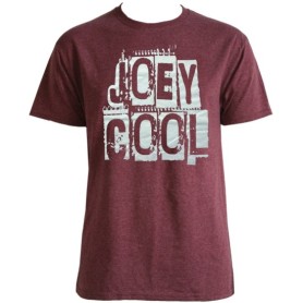 Joey Cool - Heather Maroon Notepad T-Shirt