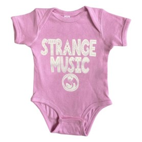 Strange Music - Pink Doodle Baby Outfit