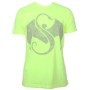 Strange Music - Neon Yellow Snake & Bat Logo Luxury Blend T-Shirt