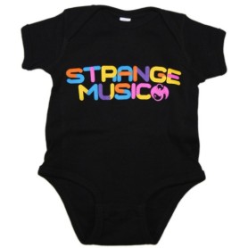 Strange Music - Black Happy Baby Baby Outfit