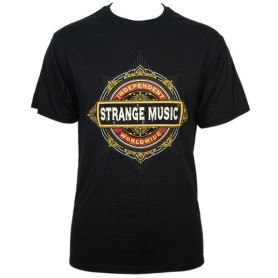 Strange Music - Black Independent Worldwide T-Shirt