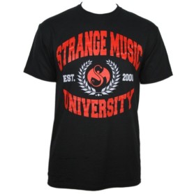 Strange Music - Black University T-Shirt