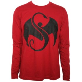 Strange Music - Cardinal Snake &amp; Bat Logo Luxury Blend Long Sleeve T-Shirt