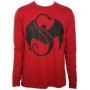 Strange Music - Cardinal Snake & Bat Logo Luxury Blend Long Sleeve T-Shirt