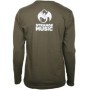 Strange Music - Military Green Snake & Bat Logo Luxury Blend Long Sleeve T-Shirt