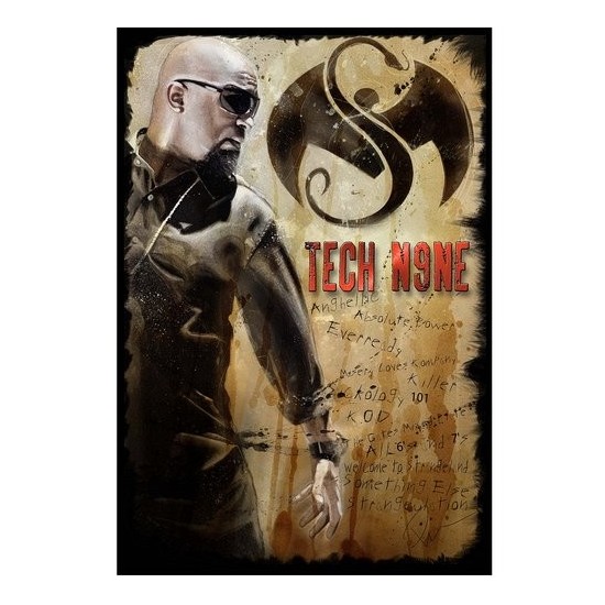 Tech N9ne Legacy Poster by Rob Prior