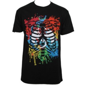 Strange Music - Ribcage Splatter Jerzee T-Shirt Image 1