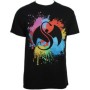 Strange Music - Neon Splatter Jerzee Brand T-Shirt Image 1