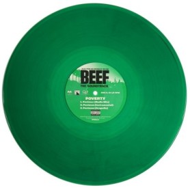 Beef - Postman 12 inch Clear Green 12 Inch Vinyl Single
