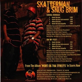 Skatterman &amp; Snug Brim - Sukka Dukka&#039;s / On My Feet CD Single