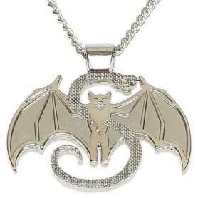 Strange Music - Real Snake &amp; Bat Pendant