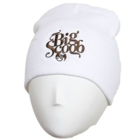 Big Scoob - White Embroidered Skull Cap