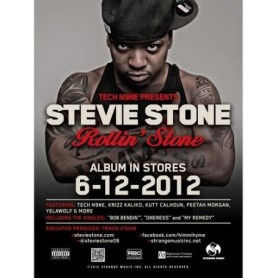 Stevie Stone - Rollin&#039; Stone Poster 18&quot; x 24&quot;