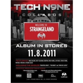 Tech N9ne Collabos - Welcome to Strangeland Poster 18&quot; x 24&quot;