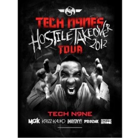 Tech N9ne - Hostile Takeover Tour Poster 18&quot; x 24&quot;