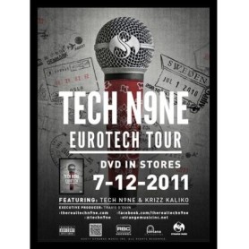 Tech N9ne - Euro DVD Poster 18&quot; x 24&quot;
