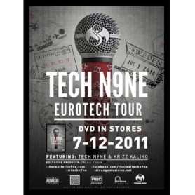 Tech N9ne - Euro DVD Poster 18" x 24"