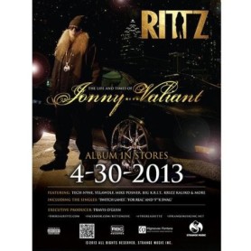 Rittz - Life and Times of Jonny Valiant Poster 18&quot; x 24&quot;