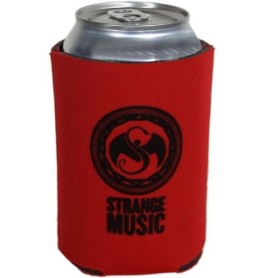 Strange Music - Red Can Coozie