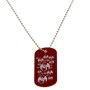 Strange Music - Red Lazer Etched Dog Tag