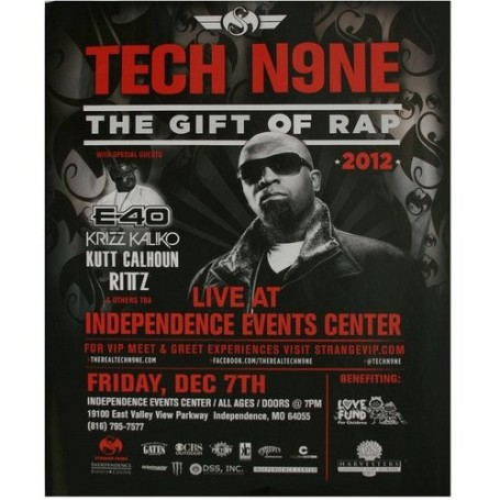 Tech N9ne - Gift of Rap Poster 24" x 36"